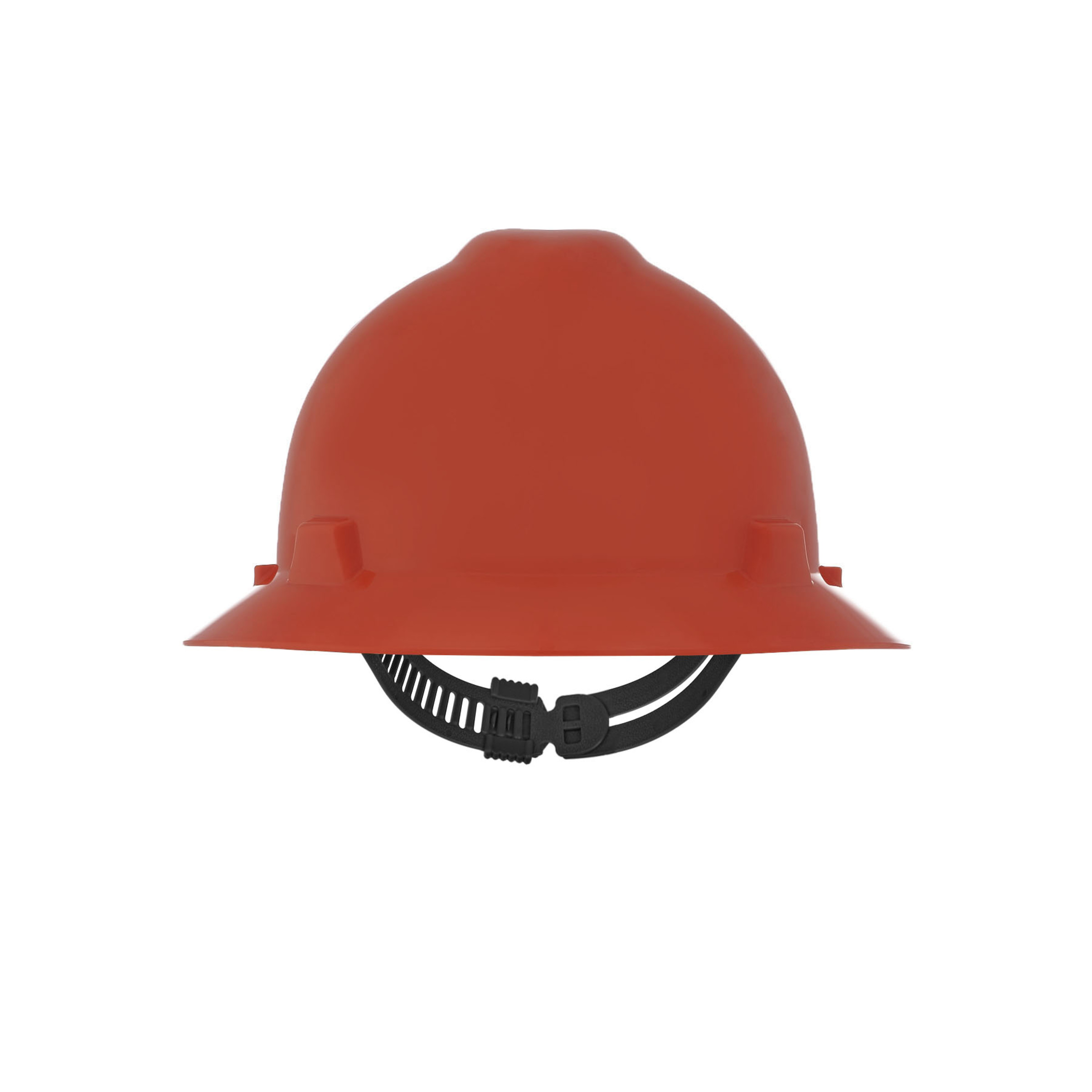 V-Gard Slotted Full-Brim Hat, Orange, w/Staz-On Suspension